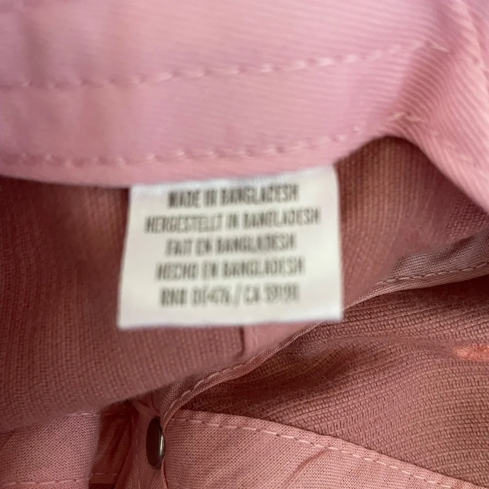 American Needle Pink Corduroy LA Baseball Hat
